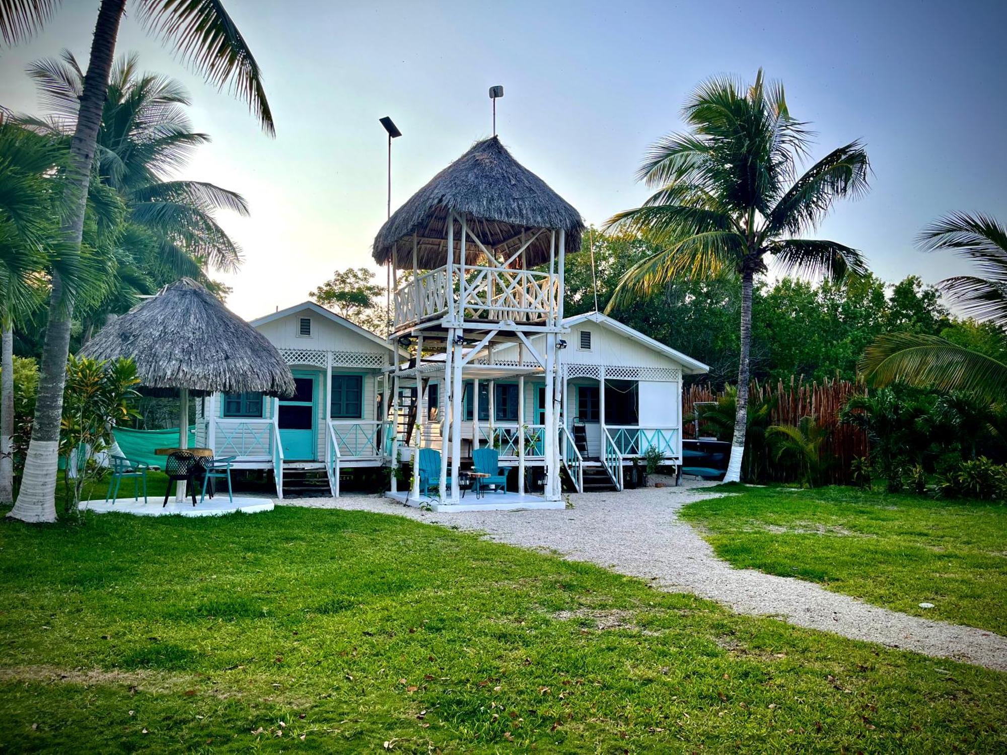 Cabana Con Muelle Privado En La Laguna De Bacalar Exterior foto