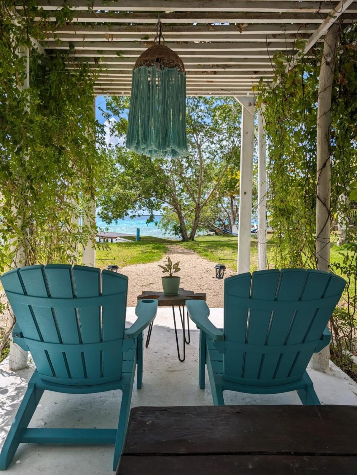Cabana Con Muelle Privado En La Laguna De Bacalar Exterior foto